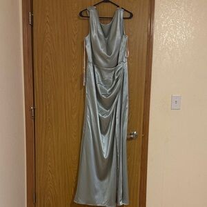 Elegant Blue Evening Gown